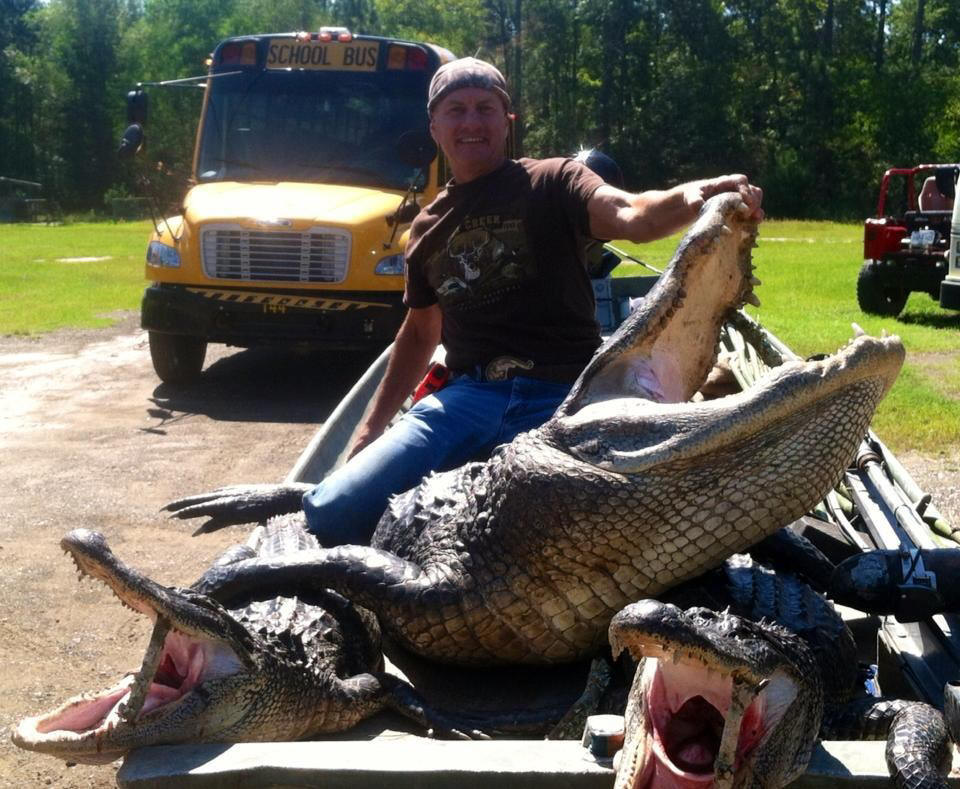 Guided Louisiana Trophy Alligator Hunting at it's best! American